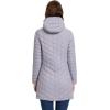 Outdoor Ventures Women’s Maryan Hooded Ultra Lightweight Warm Thermolite Long Puffer Coat(Light Lavender(matte)-avg.32″ Mid Length)