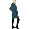 Outdoor Ventures Women’s Maryan Hooded Ultra Lightweight Warm Thermolite Long Puffer Coat(Teal(matte)-avg.36″ Long Length)