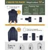 Outdoor Ventures Women’s Packable Full-Zip Short Puffer Jacket Insulated Quilted Warm Lightweight Winter Coat(Deep Blue(fold in Pocket))