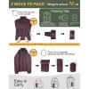 Outdoor Ventures Women’s Packable Full-Zip Short Puffer Jacket Insulated Quilted Warm Lightweight Winter Coat(Eggplant(fold in Pocket))