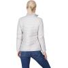 Outdoor Ventures Women’s Packable Full-Zip Short Puffer Jacket Insulated Quilted Warm Lightweight Winter Coat(Light Grey(fold in Bag))