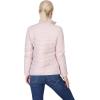 Outdoor Ventures Women’s Packable Full-Zip Short Puffer Jacket Insulated Quilted Warm Lightweight Winter Coat(Pink(fold in Bag))