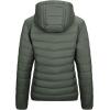 Outdoor Ventures Women’s Packable Lightweight Full-Zip Puffer Jacket with Hood Quilted Winter Coat(Army Green(fold in Pocket))