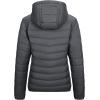 Outdoor Ventures Women’s Packable Lightweight Full-Zip Puffer Jacket with Hood Quilted Winter Coat(Dark Grey Heather(fold in Pocket))