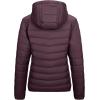 Outdoor Ventures Women’s Packable Lightweight Full-Zip Puffer Jacket with Hood Quilted Winter Coat(Eggplant(fold in Pocket))