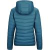 Outdoor Ventures Women’s Packable Lightweight Full-Zip Puffer Jacket with Hood Quilted Winter Coat(Modern Blue(fold in Pocket))