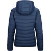 Outdoor Ventures Women’s Packable Lightweight Full-Zip Puffer Jacket with Hood Quilted Winter Coat(Navy New(fold in Pocket))