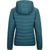 Outdoor Ventures Women’s Packable Lightweight Full-Zip Puffer Jacket with Hood Quilted Winter Coat(Teal(fold in Pocket))