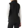 Outdoor Ventures Women’s Polar Fleece Zip Vest Outerwear with Pockets,Warm Sleeveless Coat Vest for Fall & Winter(Black)