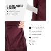 Outdoor Ventures Women’s Polar Fleece Zip Vest Outerwear with Pockets,Warm Sleeveless Coat Vest for Fall & Winter(Burgundy)