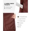 Outdoor Ventures Women’s Polar Fleece Zip Vest Outerwear with Pockets,Warm Sleeveless Coat Vest for Fall & Winter(Caramel)