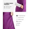 Outdoor Ventures Women’s Polar Fleece Zip Vest Outerwear with Pockets,Warm Sleeveless Coat Vest for Fall & Winter(Dark Raspberry)