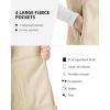 Outdoor Ventures Women’s Polar Fleece Zip Vest Outerwear with Pockets,Warm Sleeveless Coat Vest for Fall & Winter(Khaki)
