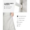 Outdoor Ventures Women’s Polar Fleece Zip Vest Outerwear with Pockets,Warm Sleeveless Coat Vest for Fall & Winter(Light Grey)