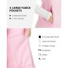 Outdoor Ventures Women’s Polar Fleece Zip Vest Outerwear with Pockets,Warm Sleeveless Coat Vest for Fall & Winter(Pink)