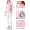 Outdoor Ventures Women’s Polar Fleece Zip Vest Outerwear with Pockets,Warm Sleeveless Coat Vest for Fall & Winter(Pink)