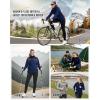 Outdoor Ventures Women’s Softshell Jacket Waterproof Warm Fleece Lined Lightweight Windproof Hooded Insulated Windbreaker(Blue)