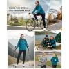 Outdoor Ventures Women’s Softshell Jacket Waterproof Warm Fleece Lined Lightweight Windproof Hooded Insulated Windbreaker(Dodger Blue)