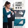 Outdoor Ventures Women’s Softshell Jacket Waterproof Warm Fleece Lined Lightweight Windproof Hooded Insulated Windbreaker(Dodger Blue)