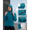 Outdoor Ventures Women’s Softshell Jacket Waterproof Warm Fleece Lined Lightweight Windproof Hooded Insulated Windbreaker(Dodger Blue)