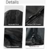 Outdoor Ventures Women’s Softshell Jacket with Removable Hood, Insulated Windbreaker Waterproof Warm Fleece Lined Coat(Dimgrey Melange)