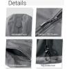 Outdoor Ventures Women’s Softshell Jacket with Removable Hood, Insulated Windbreaker Waterproof Warm Fleece Lined Coat(Light Grey Heather)