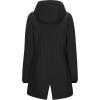 Outdoor Ventures Women’s Waterproof Fleece Lined Winter Coat Parka Removable Hood Warm Long Insulated Thicken Puffer Jacket(Black)