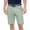 Outdoor Ventures Men’s Golf Shorts 11″ Inseam Classic-Fit Flat Front Stretch Casual Shorts with Pockets Summer Hiking Travel(Ice Green)