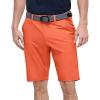 Outdoor Ventures Men’s Golf Shorts 11″ Inseam Classic-Fit Flat Front Stretch Casual Shorts with Pockets Summer Hiking Travel(Orange Red)