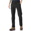 Outdoor Ventures Men’s Hiking Pants Lightweight Water Resistant Cargo Work Pants Ripstop Outdoor Pants for Tactical Travel(Black- Upgrade)