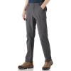 Outdoor Ventures Men’s Hiking Pants Lightweight Water Resistant Cargo Work Pants Ripstop Outdoor Pants for Tactical Travel(Grey- Upgrade)