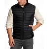 imageOutdoor Ventures Mens Lightweight Puffer Vest Outerwear Warm Quilted Sleeveless Packable Winter Jacket for Hiking RunningBlack