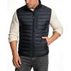 imageOutdoor Ventures Mens Lightweight Puffer Vest Outerwear Warm Quilted Sleeveless Packable Winter Jacket for Hiking RunningDark Grey