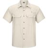 Outdoor Ventures Men’s Lightweight Short Sleeve Fishing Shirt UPF 50 Button Down Quick Dry Cooling Hiking Travel Safari Shirt(Khaki)