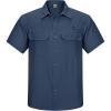Outdoor Ventures Men’s Lightweight Short Sleeve Fishing Shirt UPF 50 Button Down Quick Dry Cooling Hiking Travel Safari Shirt(Navy)
