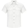 Outdoor Ventures Men’s Lightweight Short Sleeve Fishing Shirt UPF 50 Button Down Quick Dry Cooling Hiking Travel Safari Shirt(White)