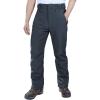 Outdoor Ventures Men’s Lite Waterproof Windproof Fleece Lined Warm Hiking Ski Snow Pants Expandable-Waist(Dim Grey- High Waist)