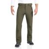Outdoor Ventures Men’s Lite Waterproof Windproof Fleece Lined Warm Hiking Ski Snow Pants Expandable-Waist(Olive Green- New)