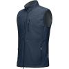 Outdoor Ventures Men’s Running Vest Outerwear, Lightweight Windproof Fleece-Lined Softshell Sleeveless Jacket for Golf(Navy Heather-7 Pockets)