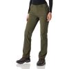 Outdoor Ventures Women’s Cargo Hiking Pants, Quick Dry Stretchy Roll Up Outdoor Pants for Camping, Golf, Fishing(Green)
