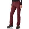 Outdoor Ventures Women’s Cargo Hiking Pants, Quick Dry Stretchy Roll Up Outdoor Pants for Camping, Golf, Fishing(Red)