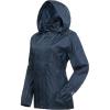 Outdoor Ventures Women’s Lightweight Raincoat Packable Rain Jacket Waterproof Raincoat with Hood Active Outdoor Windbreaker