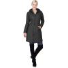 Outdoor Ventures Women’s Maryan Hooded Ultra Lightweight Warm Thermolite Long Puffer Coat(Black New(matte)-avg.36″ Long Length)