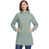 Outdoor Ventures Women’s Maryan Hooded Ultra Lightweight Warm Thermolite Long Puffer Coat(Light Green(matte)-avg.32″ Mid Length)
