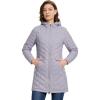 Outdoor Ventures Women’s Maryan Hooded Ultra Lightweight Warm Thermolite Long Puffer Coat(Light Lavender(matte)-avg.32″ Mid Length)