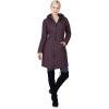 Outdoor Ventures Women’s Maryan Hooded Ultra Lightweight Warm Thermolite Long Puffer Coat(Purple-avg.36″ Long Length)