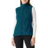 Outdoor Ventures Women’s Polar Fleece Zip Vest Outerwear with Pockets,Warm Sleeveless Coat Vest for Fall & Winter(Dark Blue)