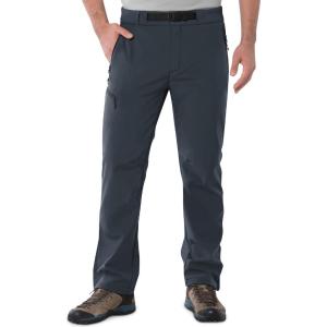 Outdoor Ventures Men’s Fleece Lined Snow Pants Waterproof Windproof Ski Hiking Winter Pants With Pockets(Dark Grey)