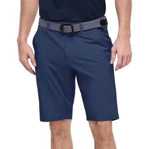 Outdoor Ventures Men’s Golf Shorts 11″ Inseam Classic-Fit Flat Front Stretch Casual Shorts with Pockets Summer Hiking Travel(Crew Navy)