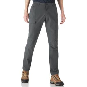 Outdoor Ventures Men’s Hiking Pants Lightweight Water Resistant Cargo Work Pants Ripstop Outdoor Pants for Tactical Travel(Grey- Thin)
